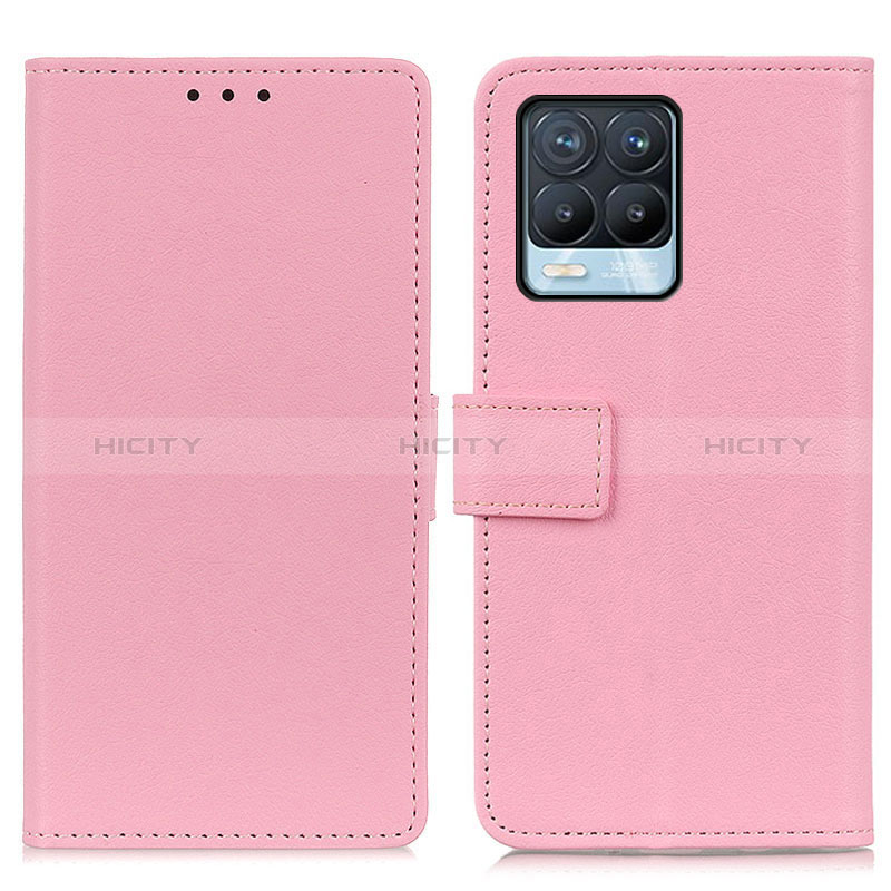 Funda de Cuero Cartera con Soporte Carcasa M08L para Realme 8 4G Rosa