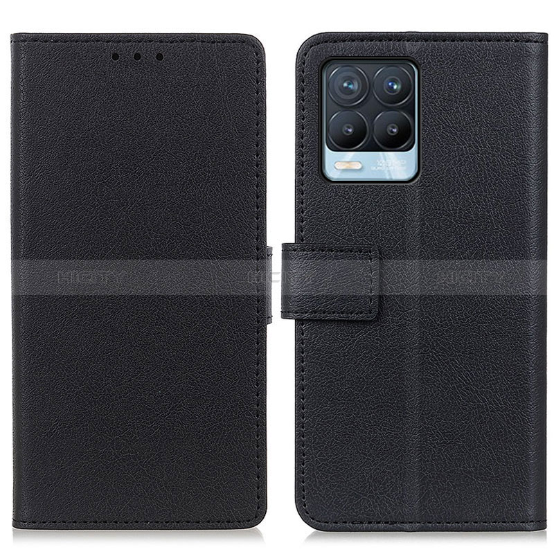 Funda de Cuero Cartera con Soporte Carcasa M08L para Realme 8 Pro Negro