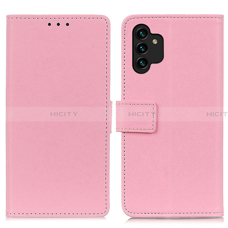 Funda de Cuero Cartera con Soporte Carcasa M08L para Samsung Galaxy A13 5G Rosa