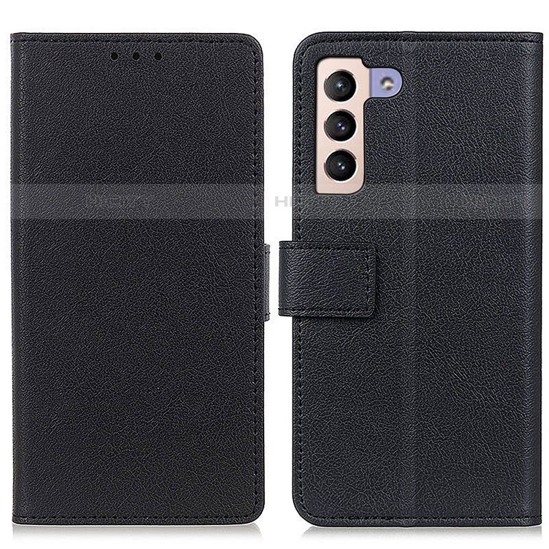 Funda de Cuero Cartera con Soporte Carcasa M08L para Samsung Galaxy S21 FE 5G Negro