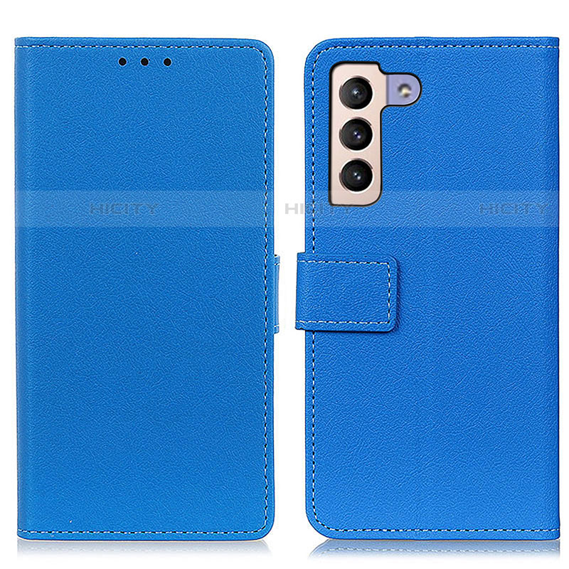 Funda de Cuero Cartera con Soporte Carcasa M08L para Samsung Galaxy S22 Plus 5G Azul