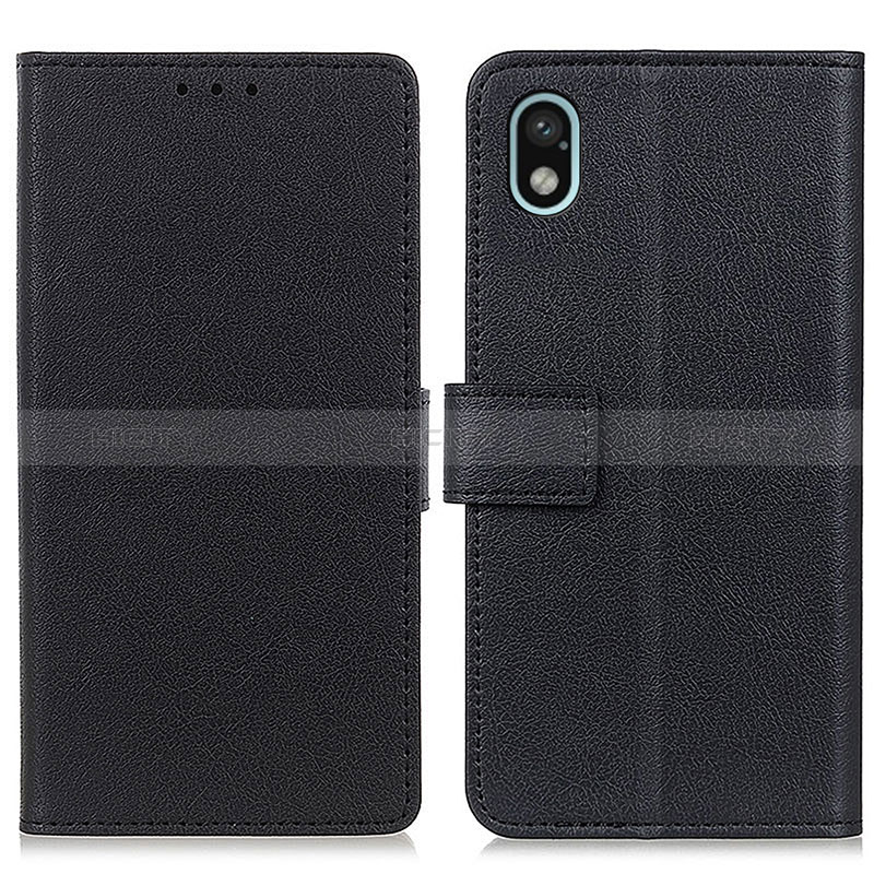 Funda de Cuero Cartera con Soporte Carcasa M08L para Sony Xperia Ace III Negro