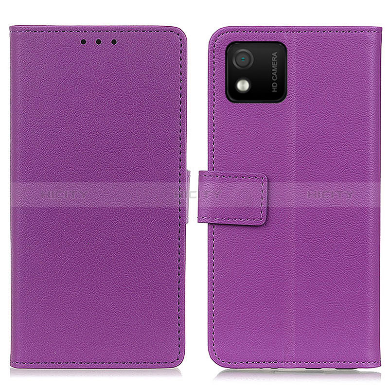 Funda de Cuero Cartera con Soporte Carcasa M08L para Wiko Y52