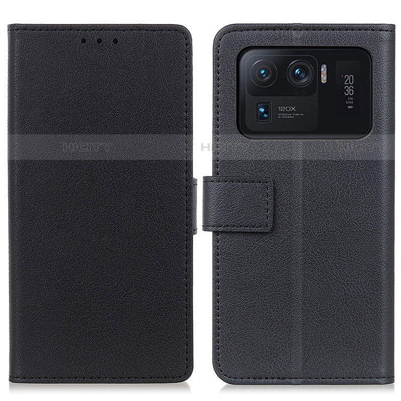 Funda de Cuero Cartera con Soporte Carcasa M08L para Xiaomi Mi 11 Ultra 5G Negro