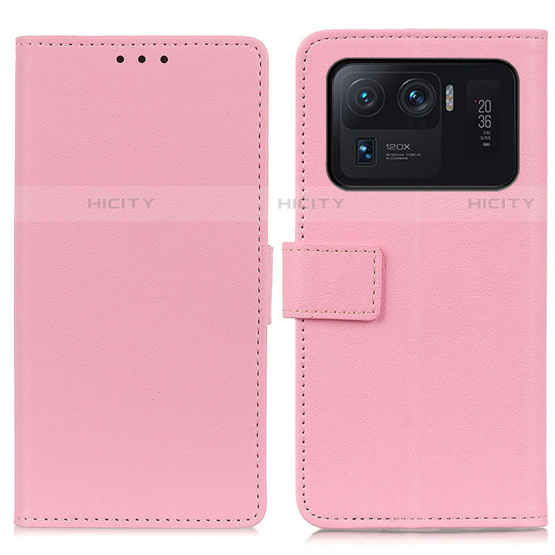 Funda de Cuero Cartera con Soporte Carcasa M08L para Xiaomi Mi 11 Ultra 5G Rosa