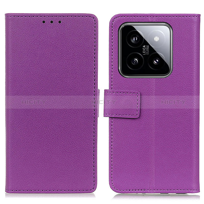 Funda de Cuero Cartera con Soporte Carcasa M08L para Xiaomi Mi 14 5G