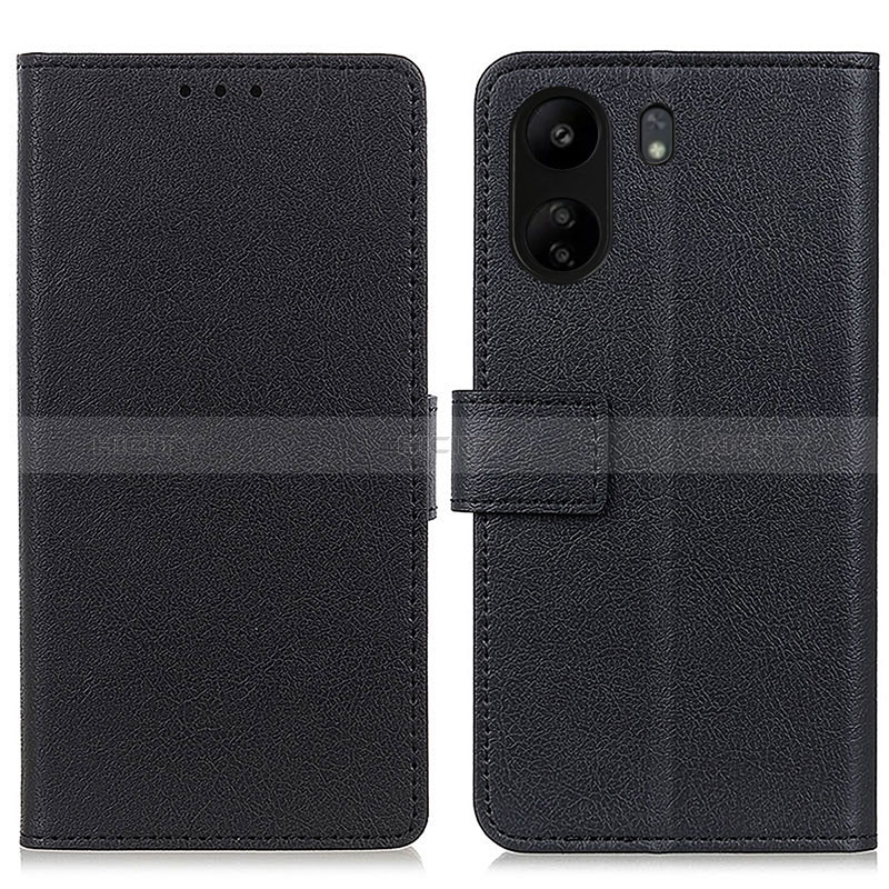 Funda de Cuero Cartera con Soporte Carcasa M08L para Xiaomi Poco C65 Negro