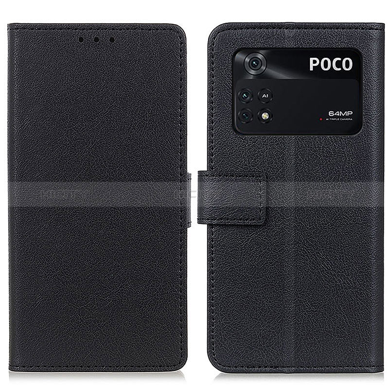 Funda de Cuero Cartera con Soporte Carcasa M08L para Xiaomi Poco M4 Pro 4G