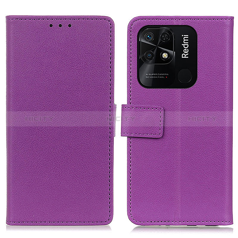 Funda de Cuero Cartera con Soporte Carcasa M08L para Xiaomi Redmi 10 Power