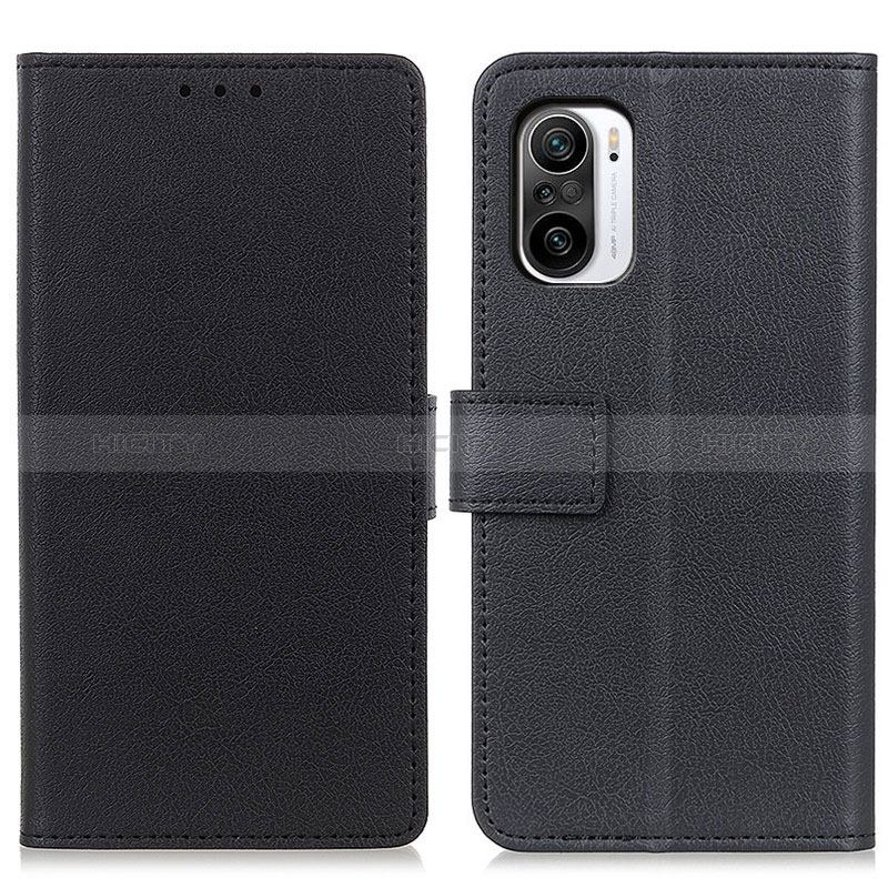 Funda de Cuero Cartera con Soporte Carcasa M08L para Xiaomi Redmi K40 5G Negro