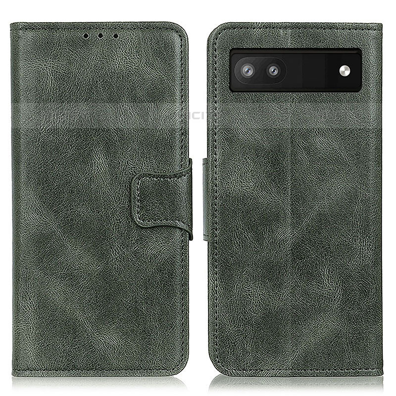 Funda de Cuero Cartera con Soporte Carcasa M09L para Google Pixel 6a 5G Verde