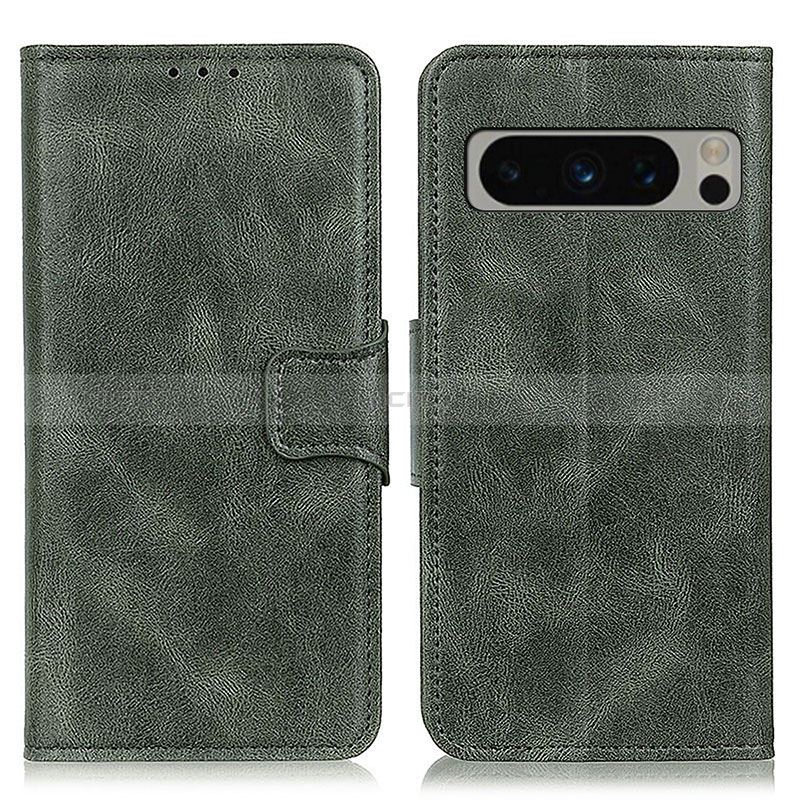 Funda de Cuero Cartera con Soporte Carcasa M09L para Google Pixel 8 Pro 5G Verde