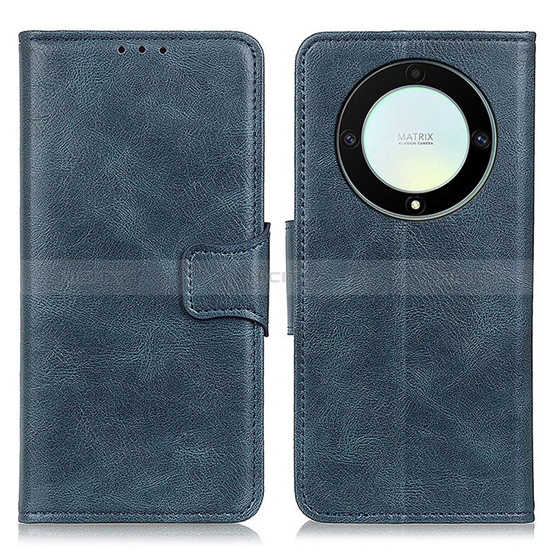 Funda de Cuero Cartera con Soporte Carcasa M09L para Huawei Honor X9a 5G Azul