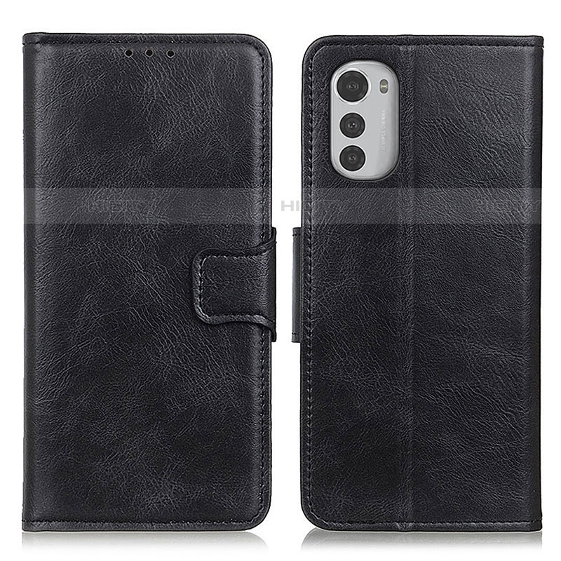 Funda de Cuero Cartera con Soporte Carcasa M09L para Motorola Moto E32 Negro