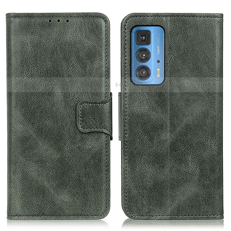 Funda de Cuero Cartera con Soporte Carcasa M09L para Motorola Moto Edge 20 Pro 5G Verde