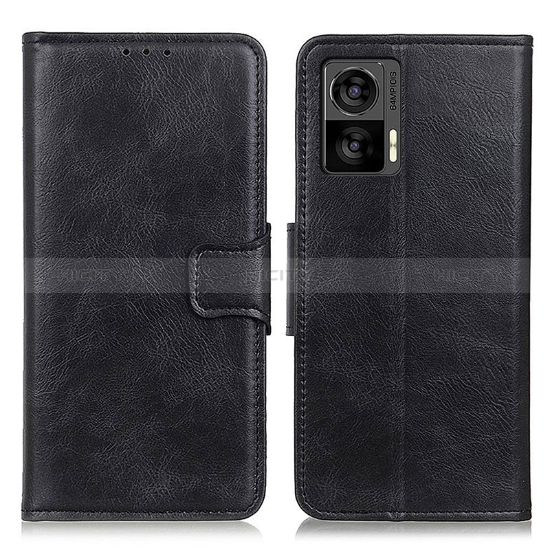 Funda de Cuero Cartera con Soporte Carcasa M09L para Motorola Moto Edge 30 Lite 5G Negro