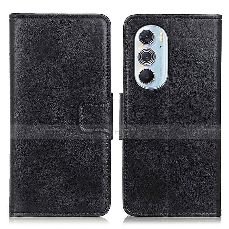 Funda de Cuero Cartera con Soporte Carcasa M09L para Motorola Moto Edge 30 Pro 5G Negro