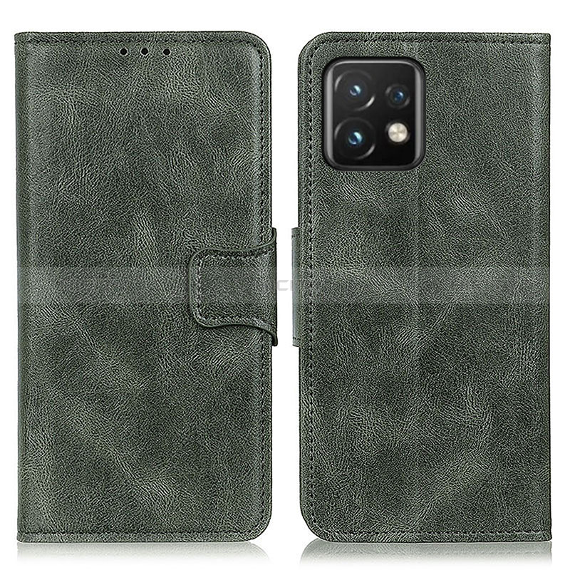 Funda de Cuero Cartera con Soporte Carcasa M09L para Motorola Moto Edge Plus (2023) 5G Verde