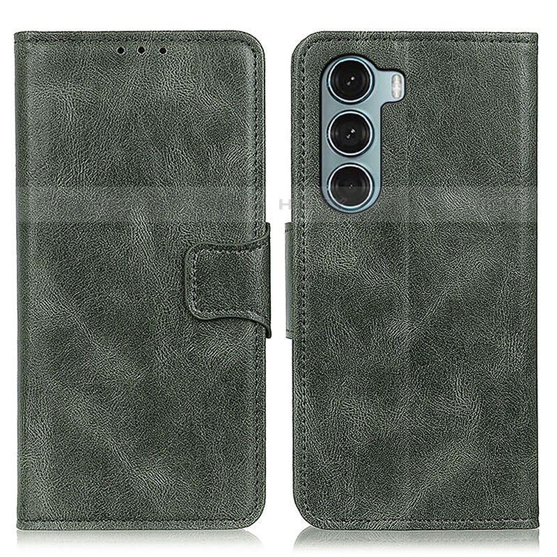 Funda de Cuero Cartera con Soporte Carcasa M09L para Motorola Moto Edge S30 5G Verde