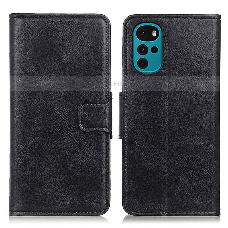 Funda de Cuero Cartera con Soporte Carcasa M09L para Motorola Moto G22 Negro