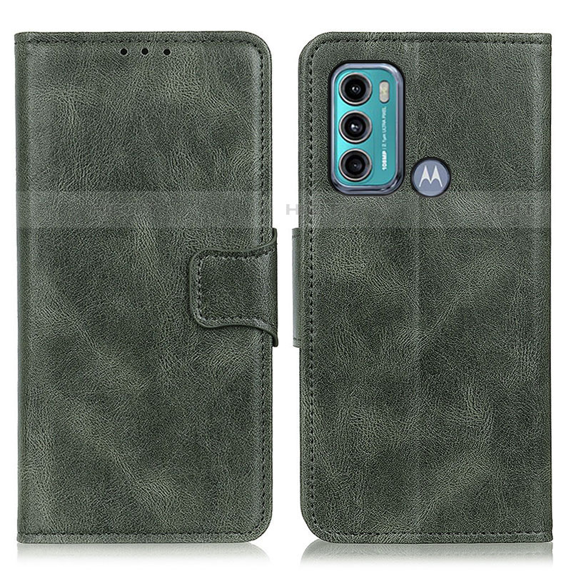 Funda de Cuero Cartera con Soporte Carcasa M09L para Motorola Moto G40 Fusion Verde