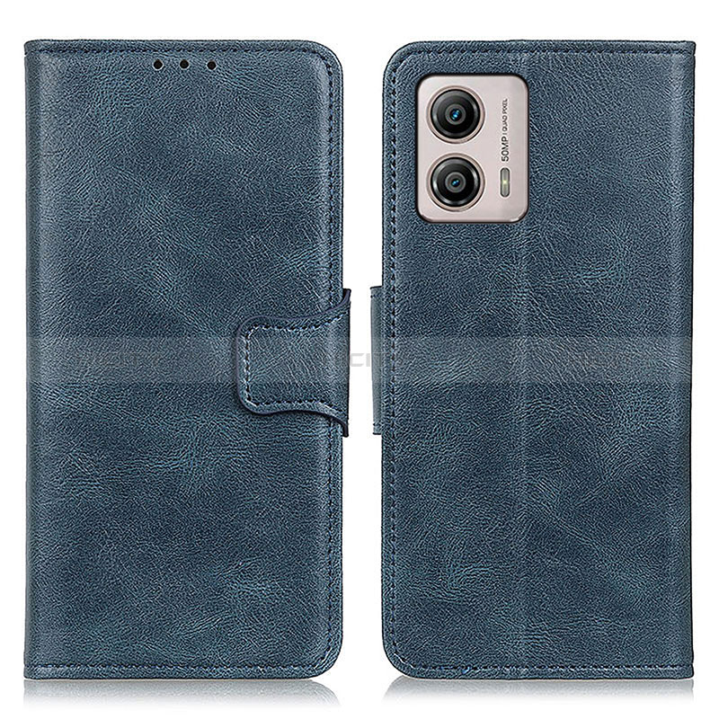 Funda de Cuero Cartera con Soporte Carcasa M09L para Motorola Moto G53j 5G Azul