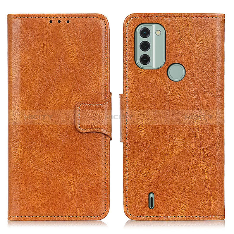 Funda de Cuero Cartera con Soporte Carcasa M09L para Nokia C31 Marron