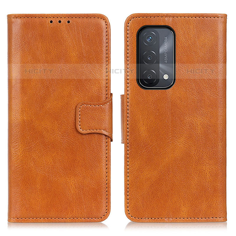 Funda de Cuero Cartera con Soporte Carcasa M09L para OnePlus Nord N200 5G Marron