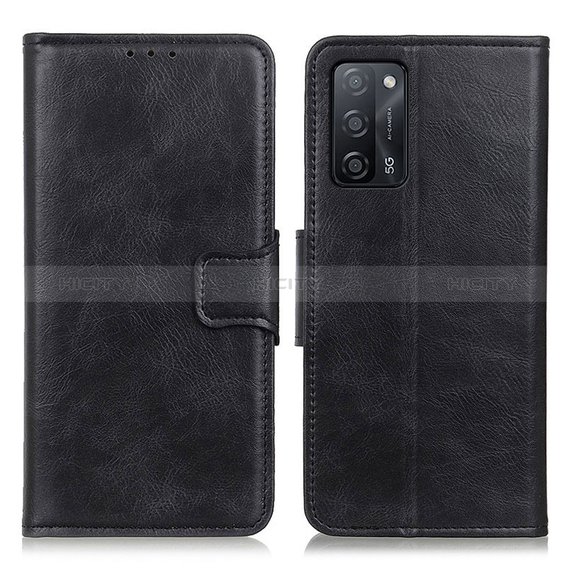 Funda de Cuero Cartera con Soporte Carcasa M09L para Oppo A56 5G Negro