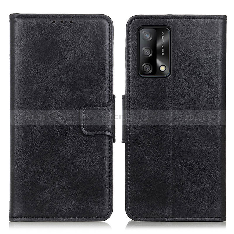 Funda de Cuero Cartera con Soporte Carcasa M09L para Oppo F19 Negro