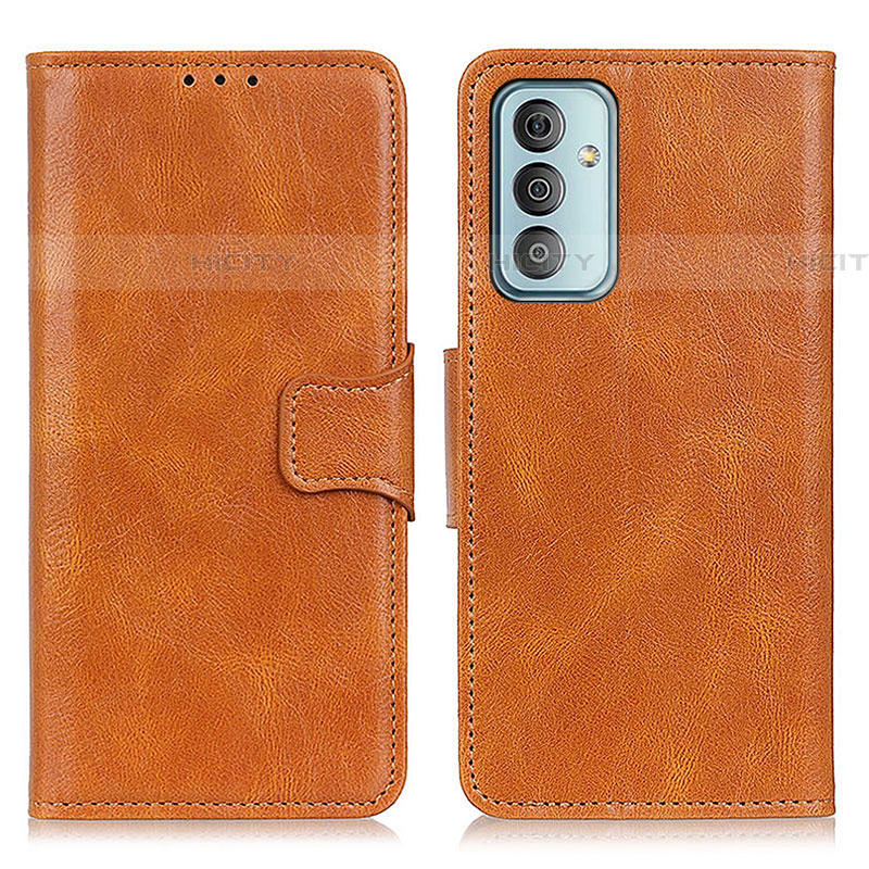 Funda de Cuero Cartera con Soporte Carcasa M09L para Samsung Galaxy F23 5G Marron