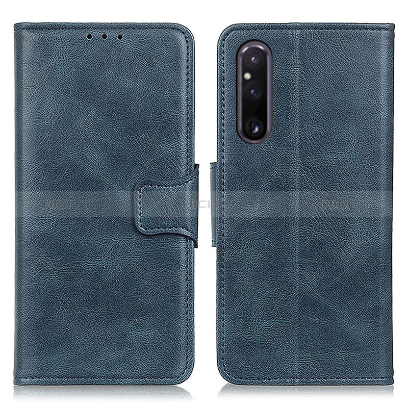 Funda de Cuero Cartera con Soporte Carcasa M09L para Sony Xperia 1 V Azul