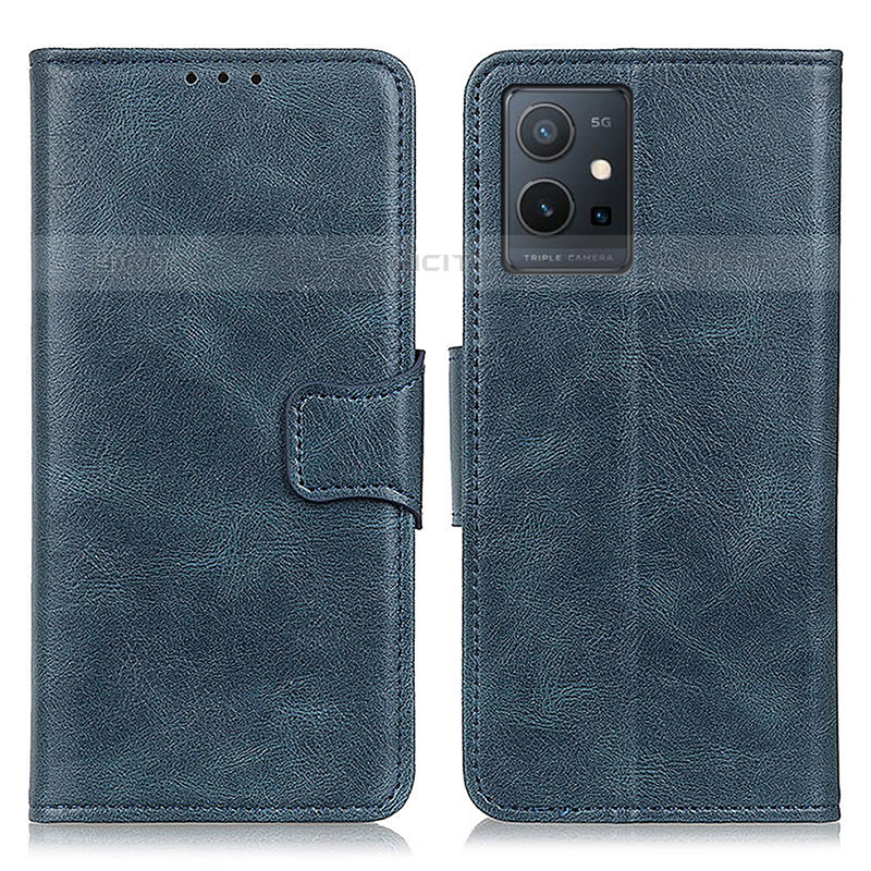 Funda de Cuero Cartera con Soporte Carcasa M09L para Vivo iQOO Z6 5G Azul