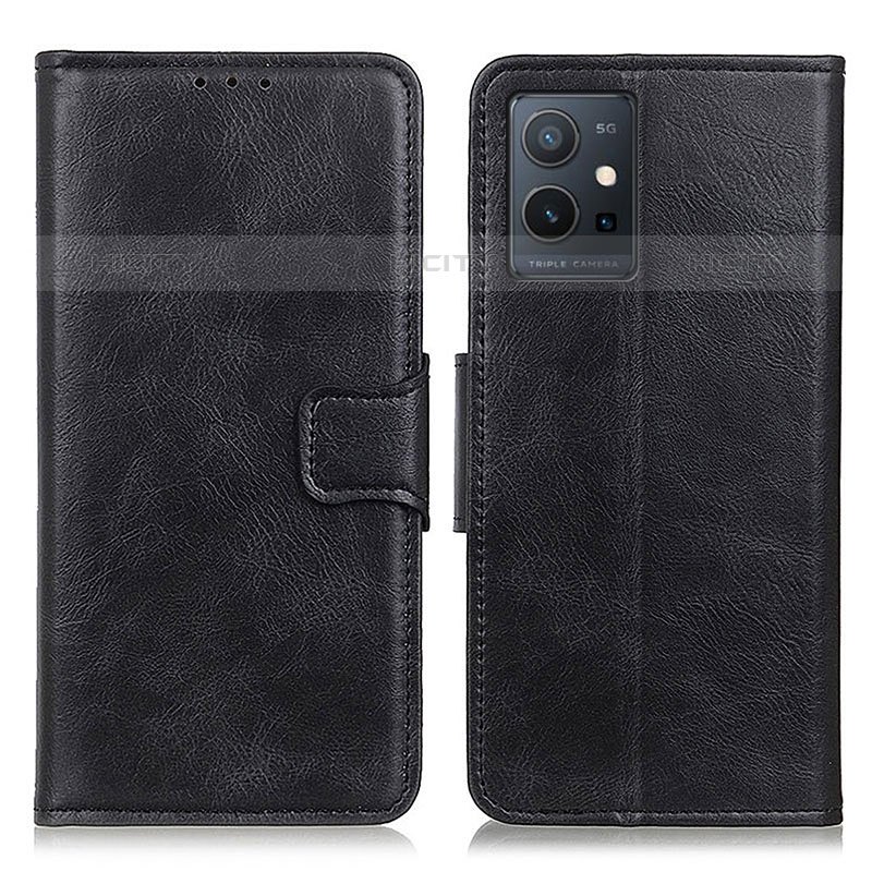 Funda de Cuero Cartera con Soporte Carcasa M09L para Vivo iQOO Z6 5G Negro