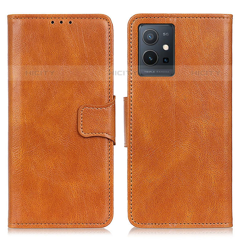 Funda de Cuero Cartera con Soporte Carcasa M09L para Vivo T1 5G India Marron