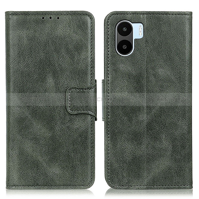 Funda de Cuero Cartera con Soporte Carcasa M09L para Xiaomi Poco C50 Verde