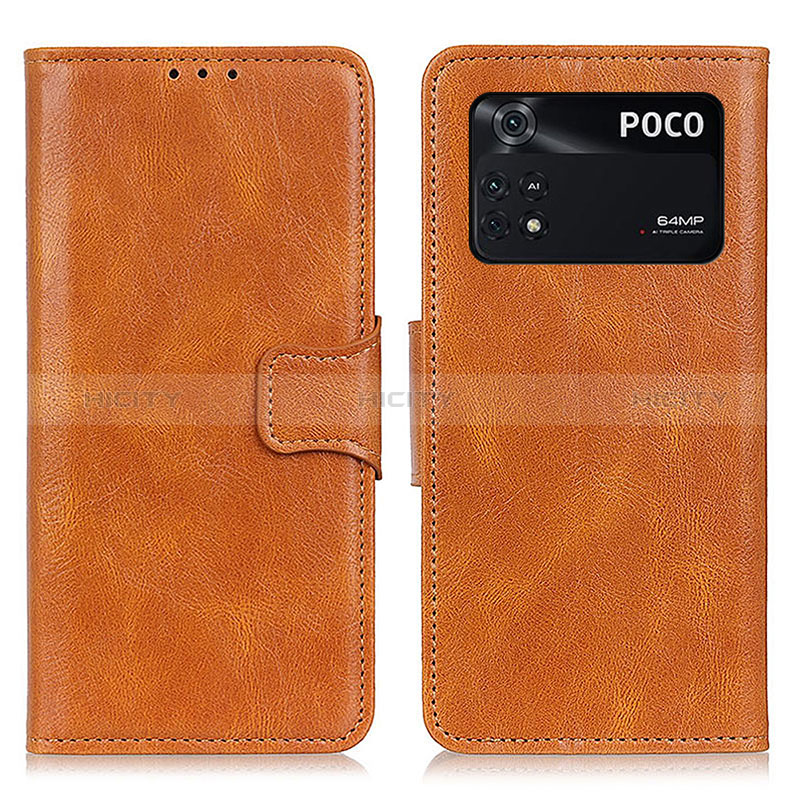 Funda de Cuero Cartera con Soporte Carcasa M09L para Xiaomi Poco M4 Pro 4G