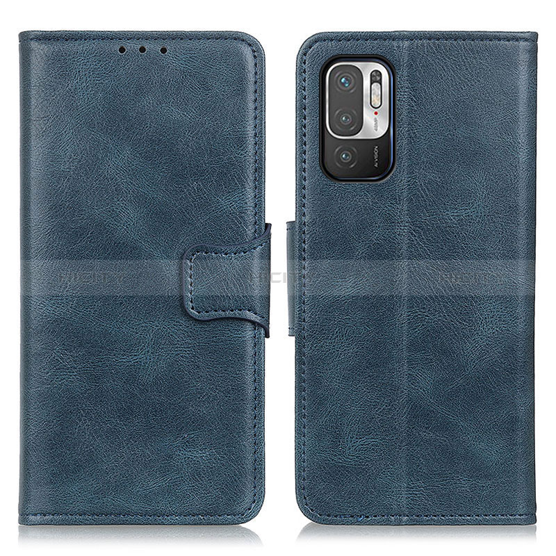 Funda de Cuero Cartera con Soporte Carcasa M09L para Xiaomi Redmi Note 10 5G Azul