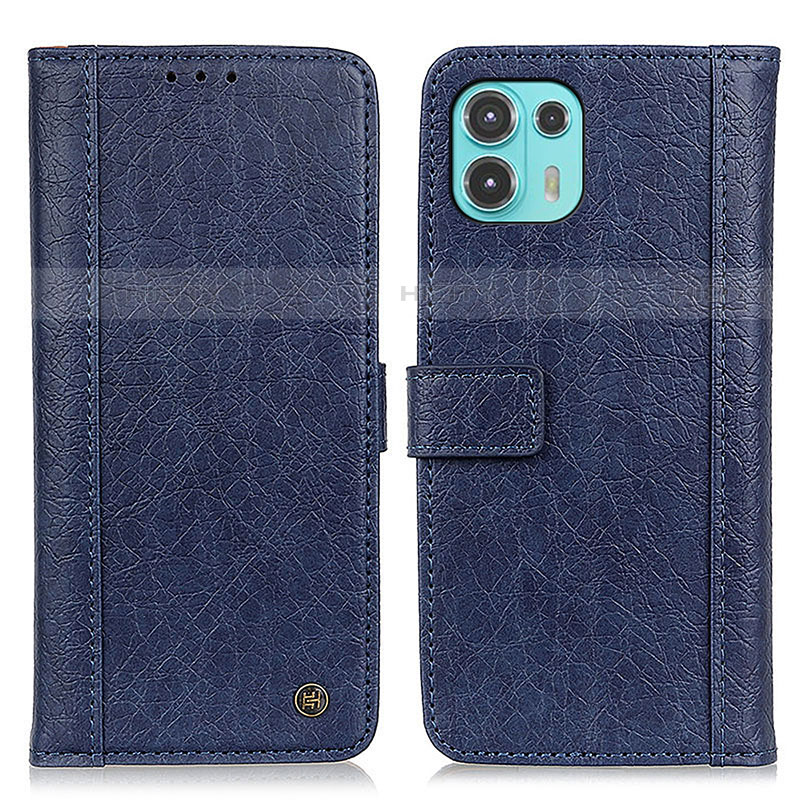 Funda de Cuero Cartera con Soporte Carcasa M10L para Motorola Moto Edge 20 Lite 5G Azul