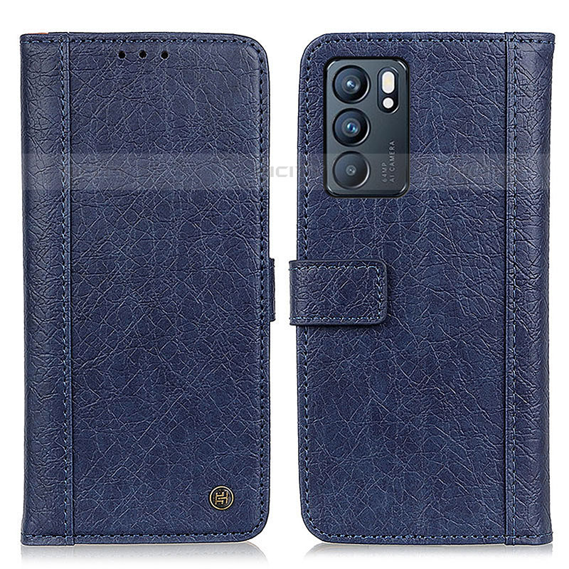 Funda de Cuero Cartera con Soporte Carcasa M10L para Oppo Reno6 5G