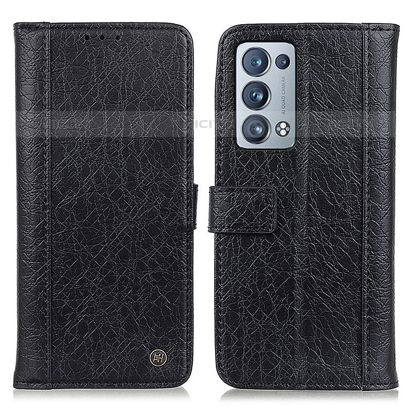 Funda de Cuero Cartera con Soporte Carcasa M10L para Oppo Reno6 Pro 5G