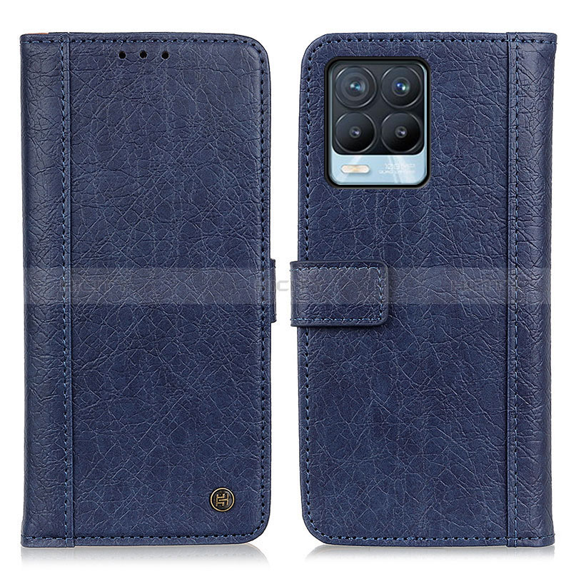 Funda de Cuero Cartera con Soporte Carcasa M10L para Realme 8 4G Azul