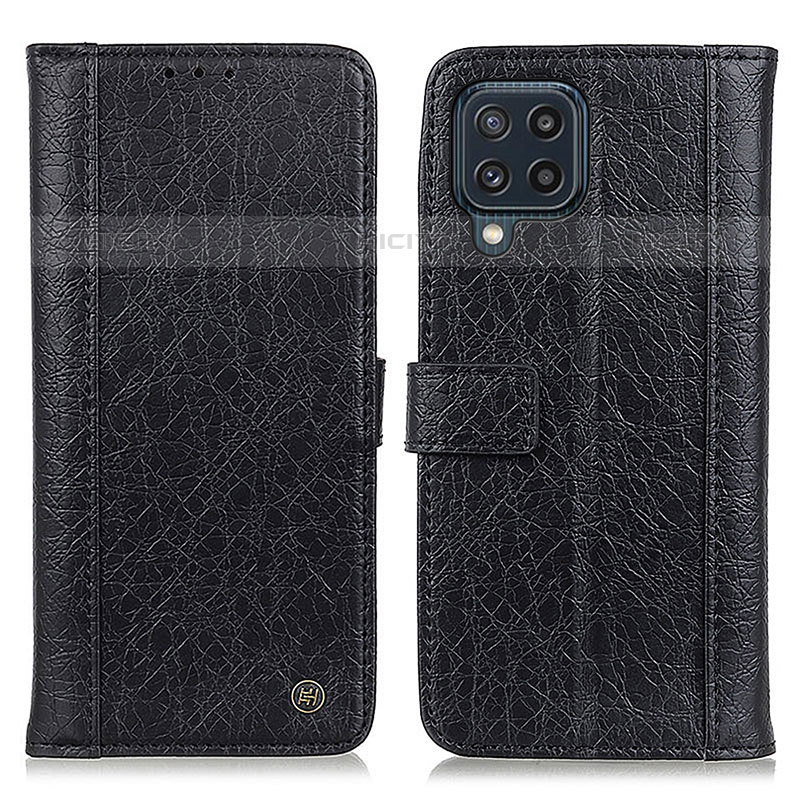 Funda de Cuero Cartera con Soporte Carcasa M10L para Samsung Galaxy M32 4G Negro