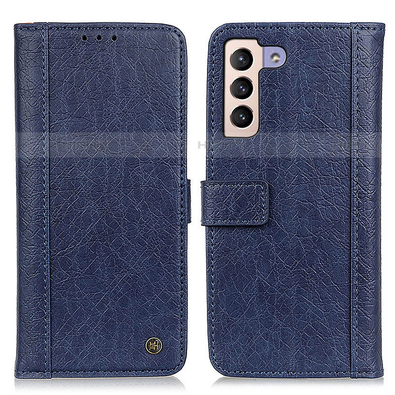 Funda de Cuero Cartera con Soporte Carcasa M10L para Samsung Galaxy S21 5G Azul