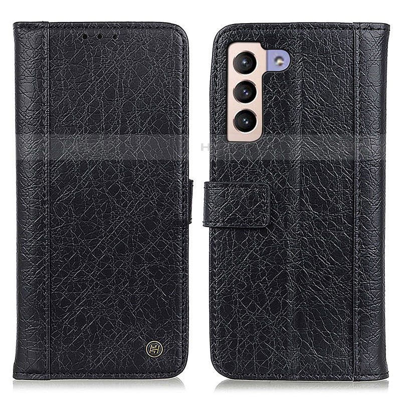 Funda de Cuero Cartera con Soporte Carcasa M10L para Samsung Galaxy S21 5G Negro