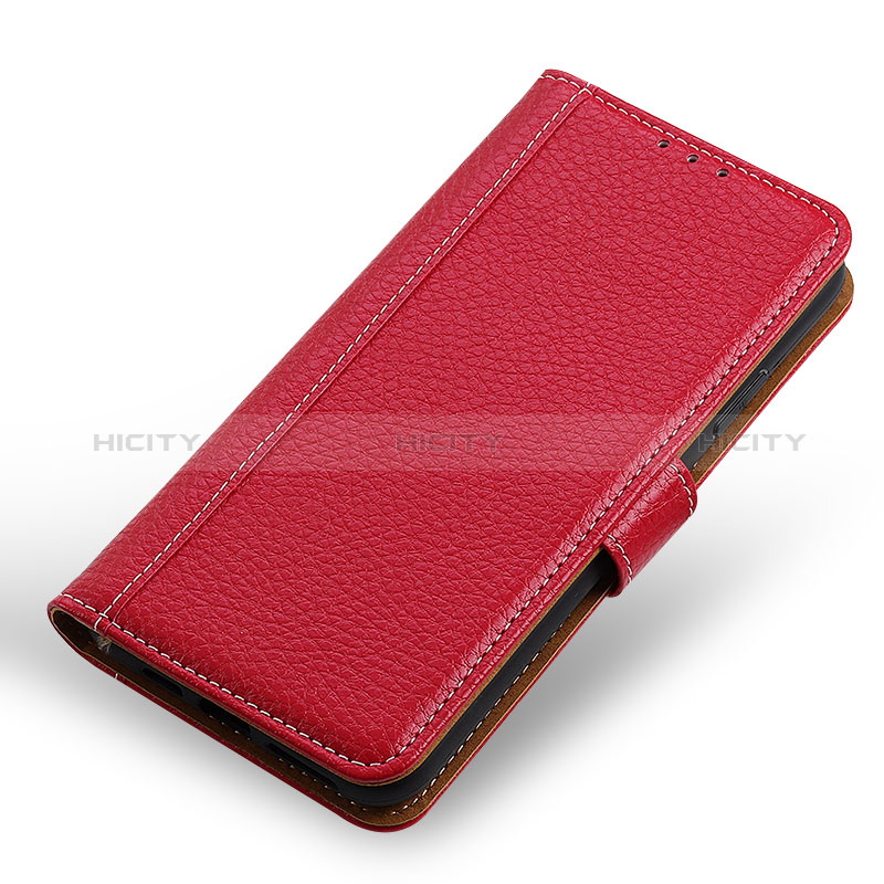 Funda de Cuero Cartera con Soporte Carcasa M11L para Huawei Honor 10X Lite Rojo