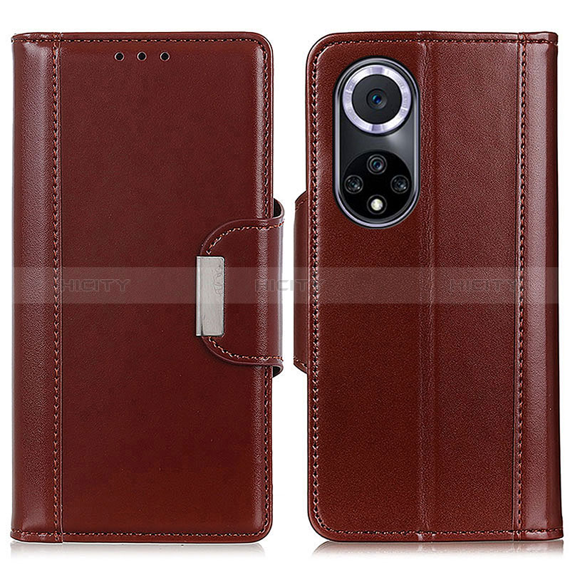 Funda de Cuero Cartera con Soporte Carcasa M11L para Huawei Honor 50 5G Marron