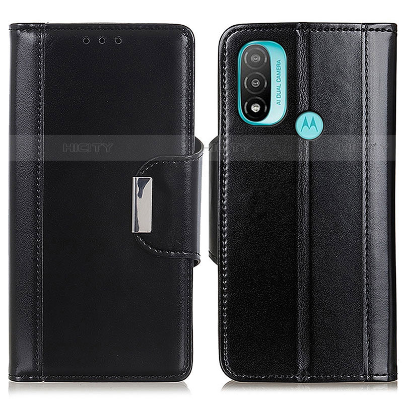 Funda de Cuero Cartera con Soporte Carcasa M11L para Motorola Moto E30 Negro