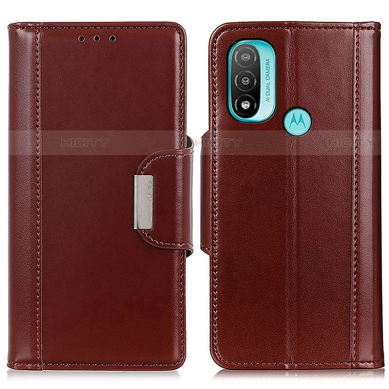 Funda de Cuero Cartera con Soporte Carcasa M11L para Motorola Moto E40 Marron