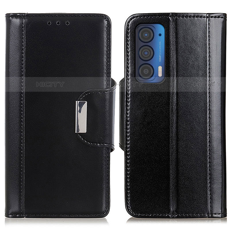 Funda de Cuero Cartera con Soporte Carcasa M11L para Motorola Moto Edge (2021) 5G Negro